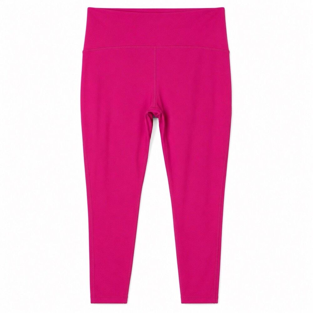 Beyond Yoga Leggings Women Large Hot Pink High Rise Full Length Yoga Pants USA